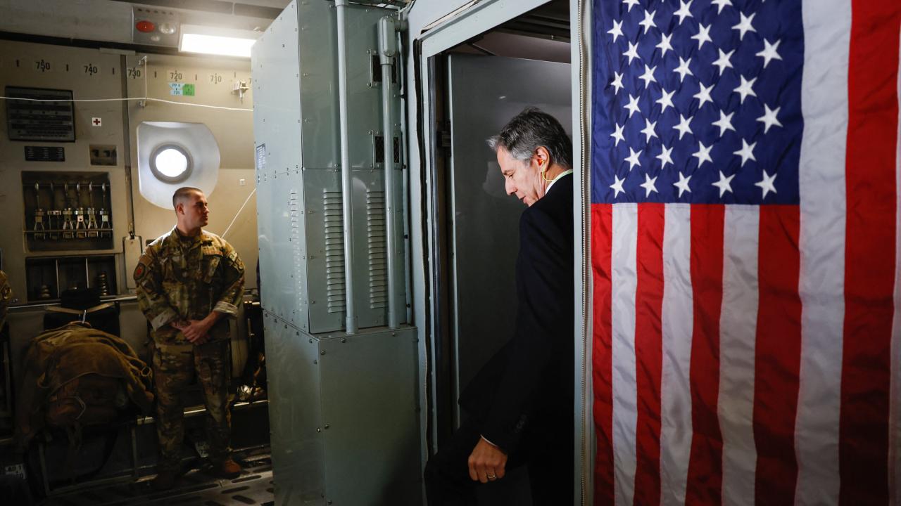 Blinken is on his fifth trip to the middle east since the start of the war