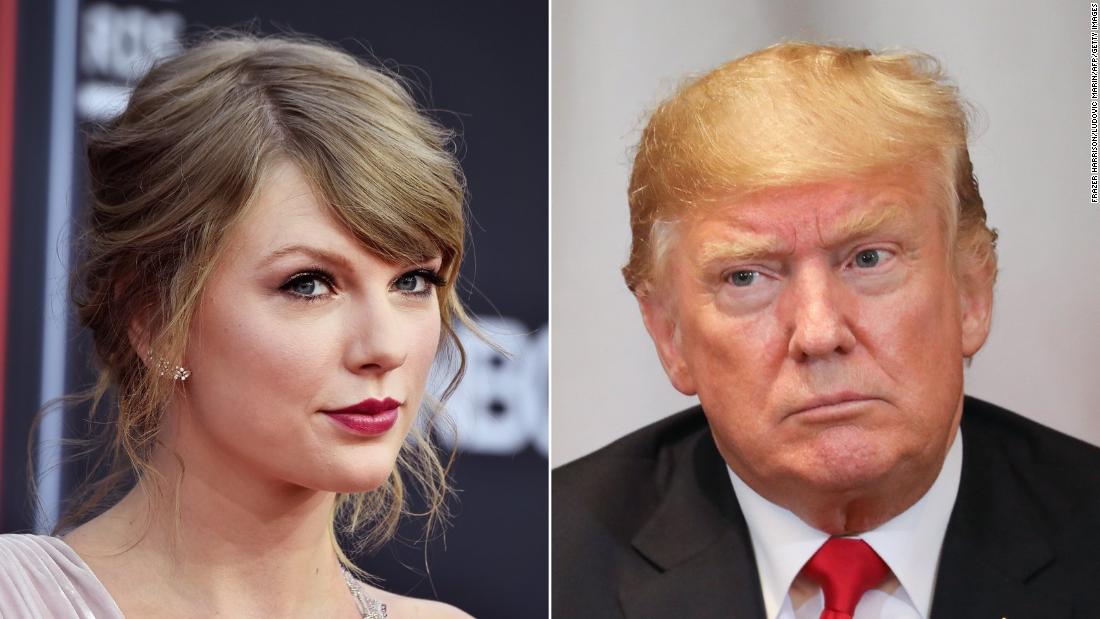 Swift minnesota cnn Donald trump taylor swift
