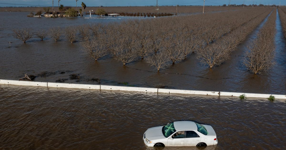 California power outages storm wind
