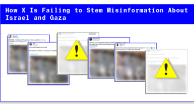 Misinformation fact checking israel hamas