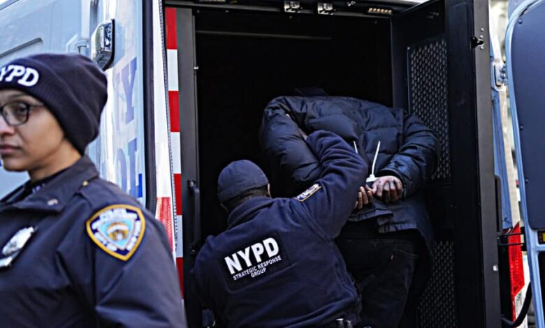 Adams migrants police raid