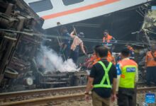 Indonesia train crash west java