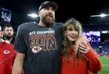 Taylor swift travis kelce trump