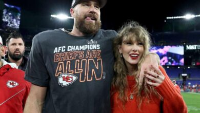 Taylor swift travis kelce trump