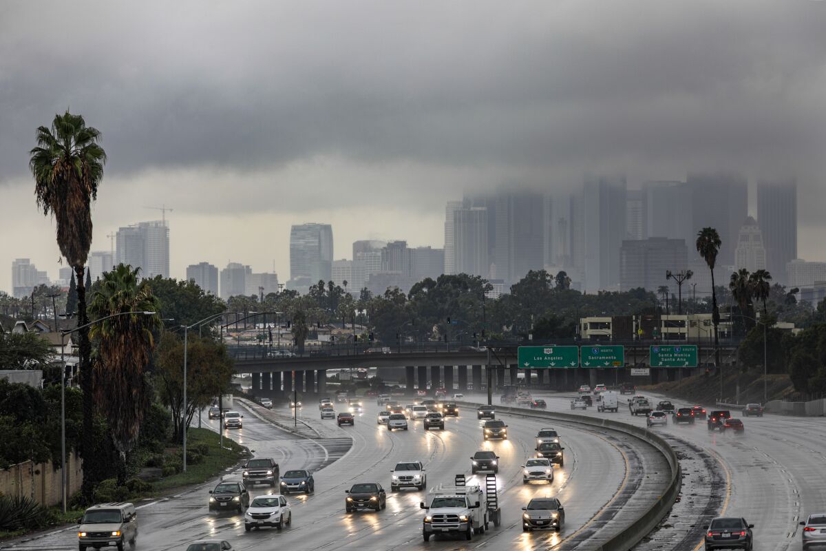 Los angeles storm climate