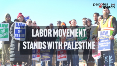 American unions long backed israel now some are protesting it