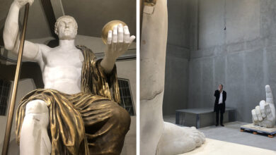 Colossus constantine rome statue