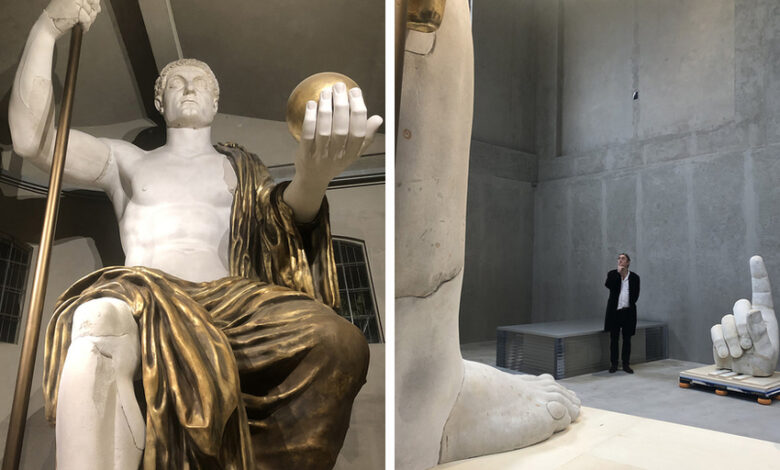 Colossus constantine rome statue