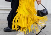 Spring fashion knits fringe