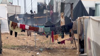 Gazans who sought shelter in rafah are fleeing again