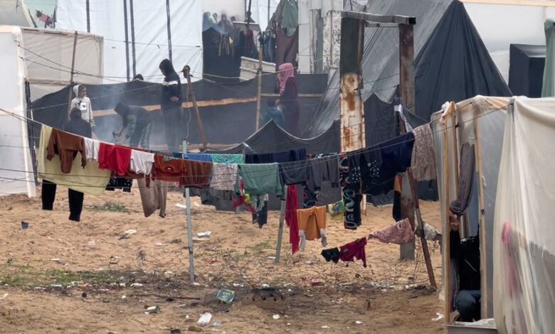 Gazans who sought shelter in rafah are fleeing again