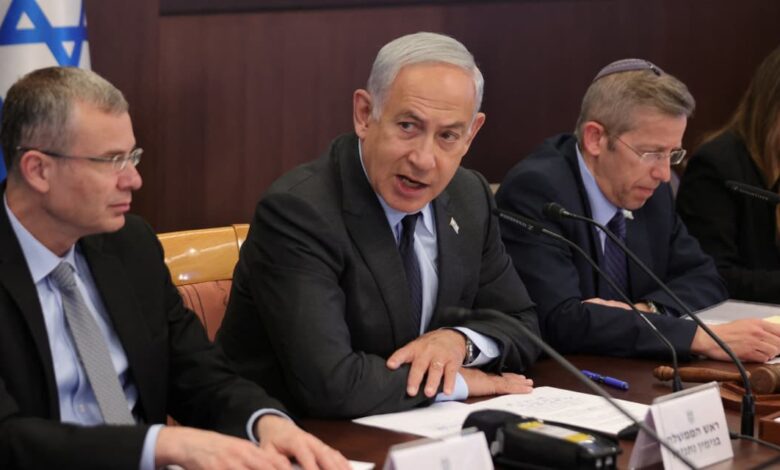 Israel egypt netanyahu negotiate