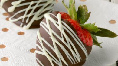 Strawberries dipped taste tasteofhome