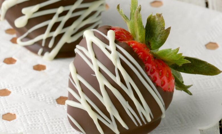 Strawberries dipped taste tasteofhome