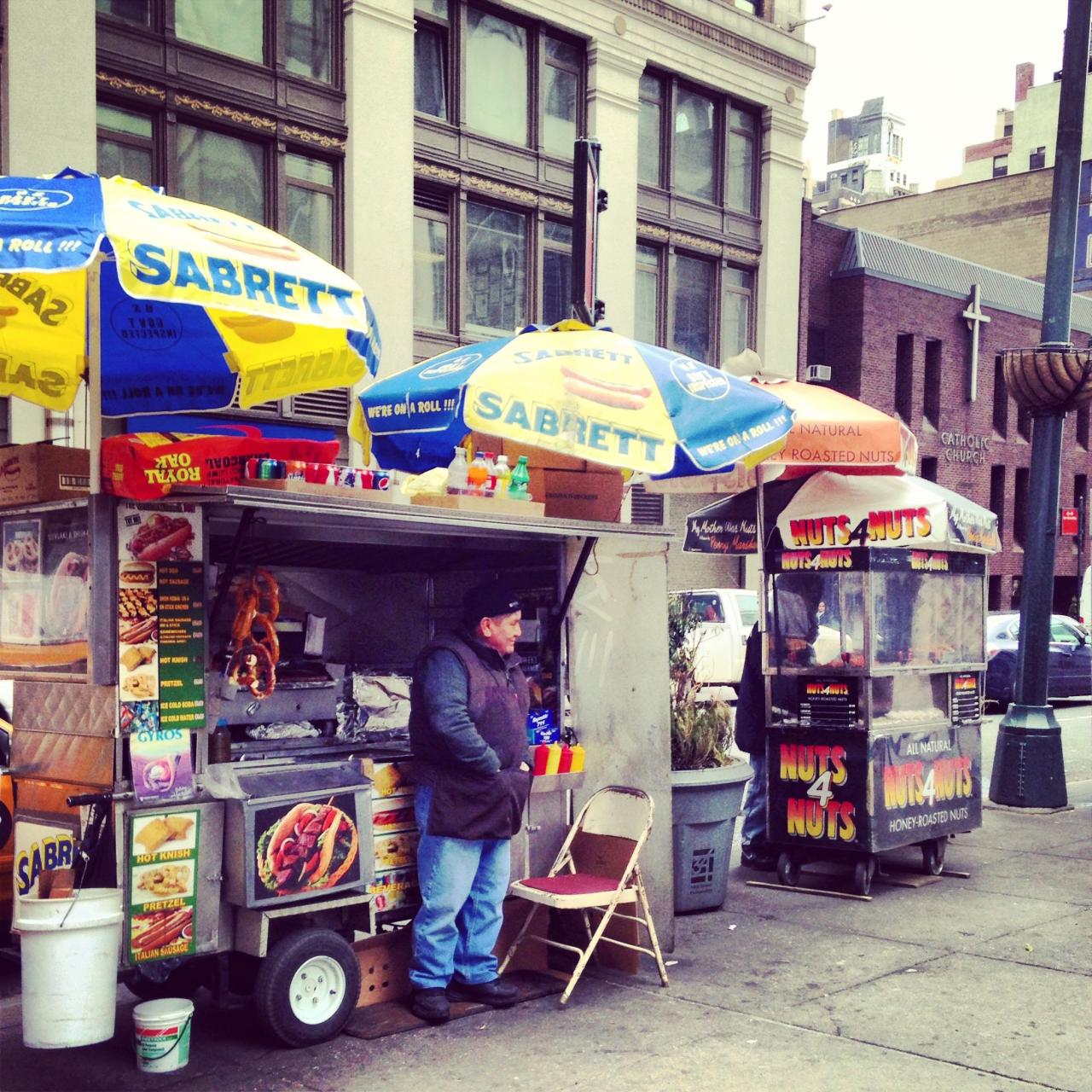 Nyc costs chicken rice cart