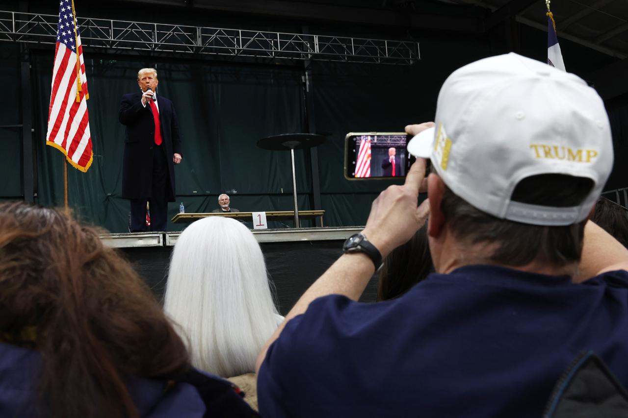 Trump primary iowa republicans