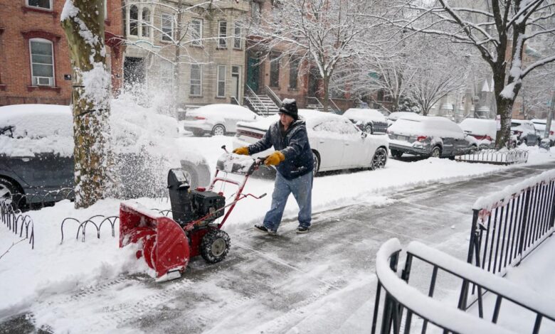 New york snow fashion