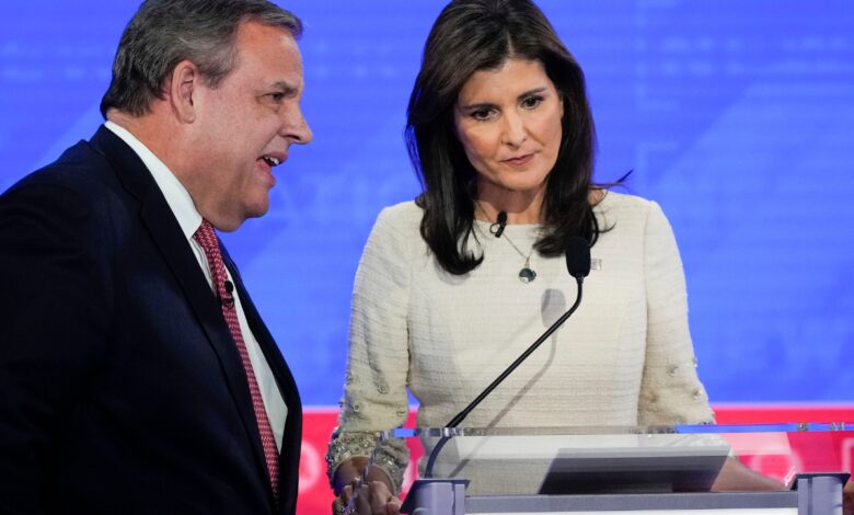 Chris christie hot mic haley desantis