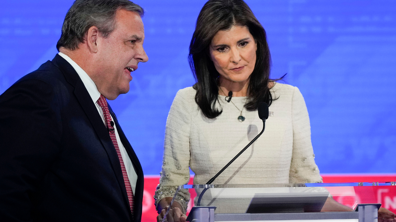 Chris christie hot mic haley desantis