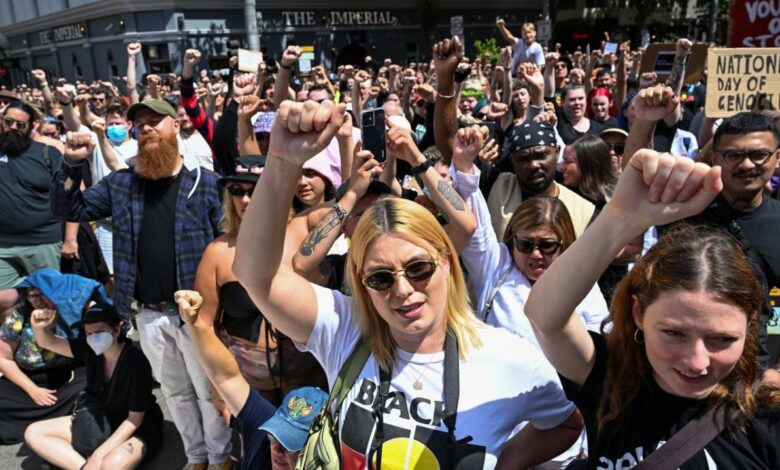 Invasion australia day protests