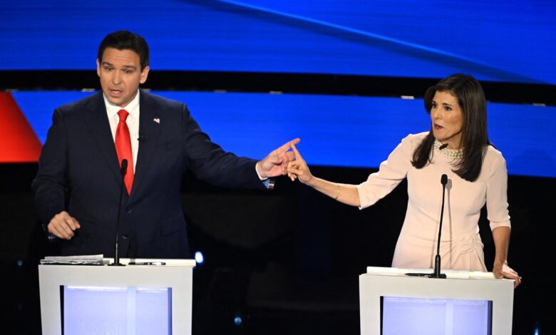 Desantis haley debate ukraine