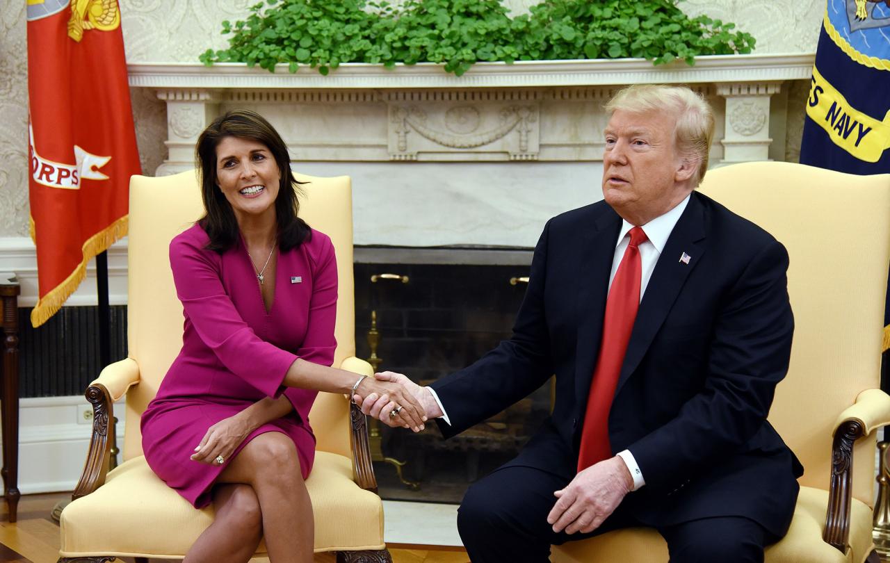 Trump trolls nikki haley