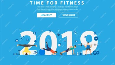 Fitness workout new year