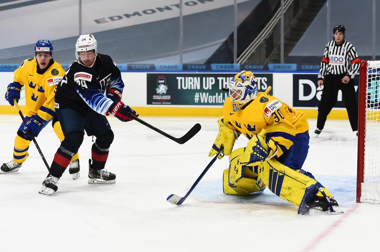 World junior championship semifinals usa sweden