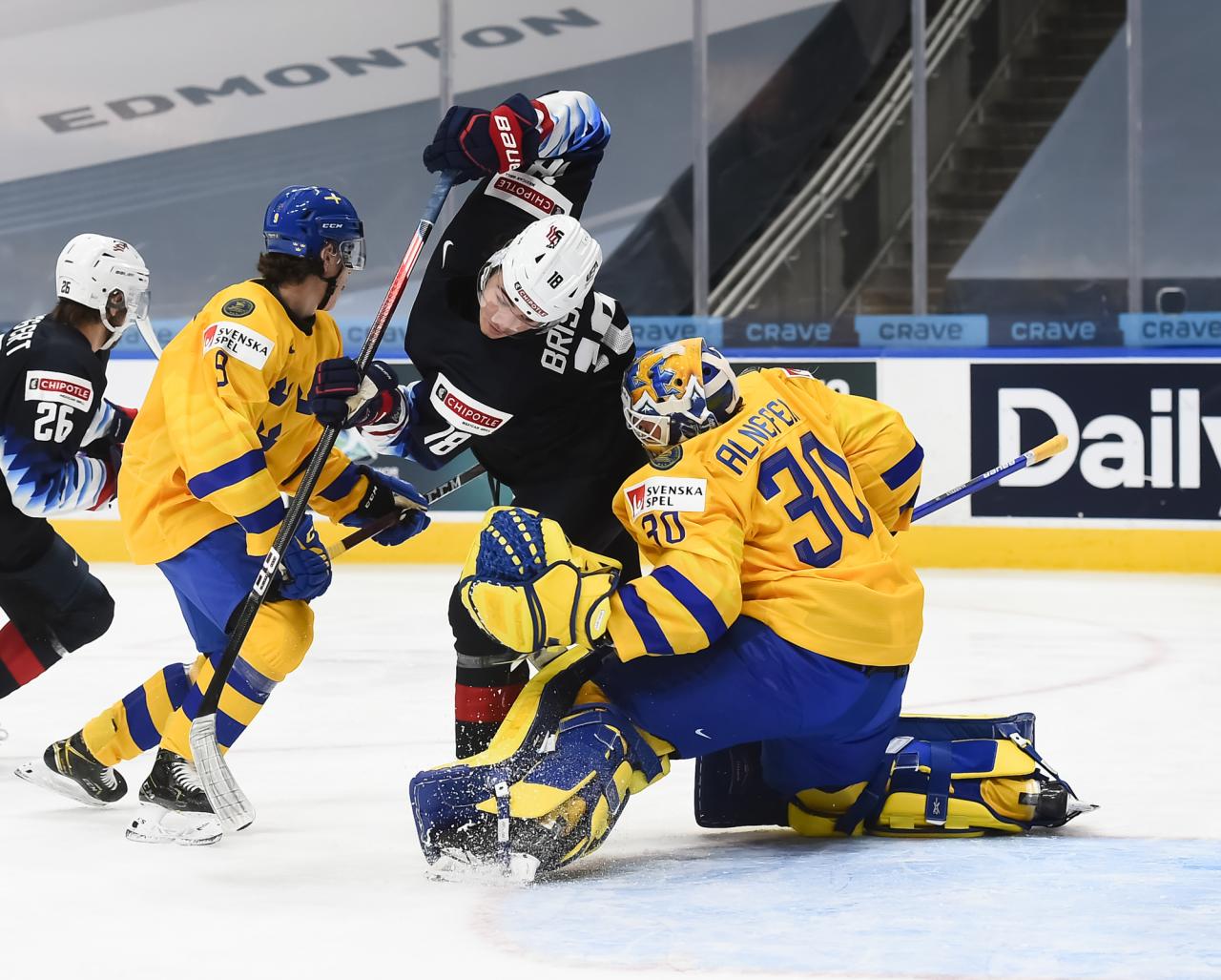 World junior championship semifinals usa sweden