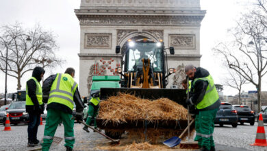 Protest farmers lyon attacks invade telegraph