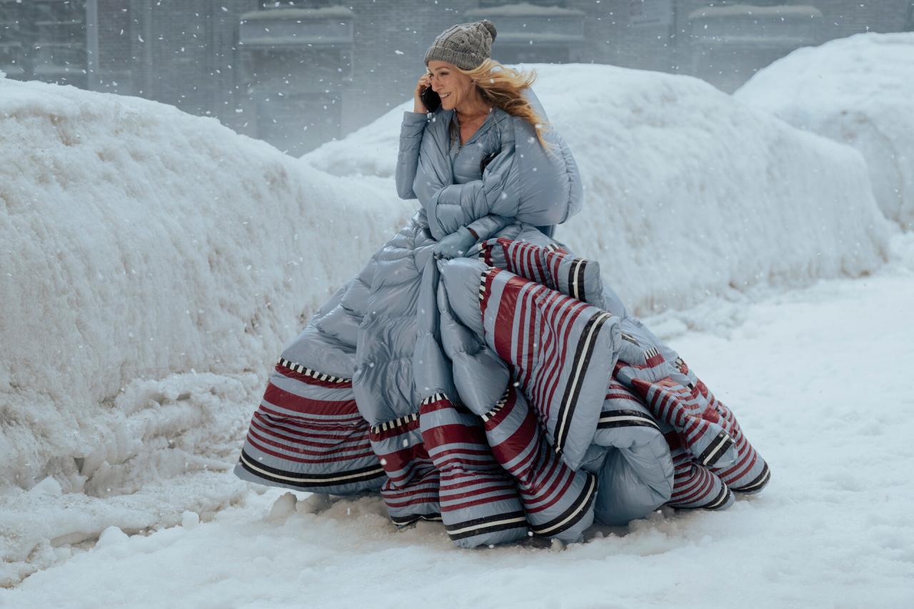 New york snow fashion