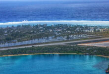 Marshall islands waves flood freak majuro homes