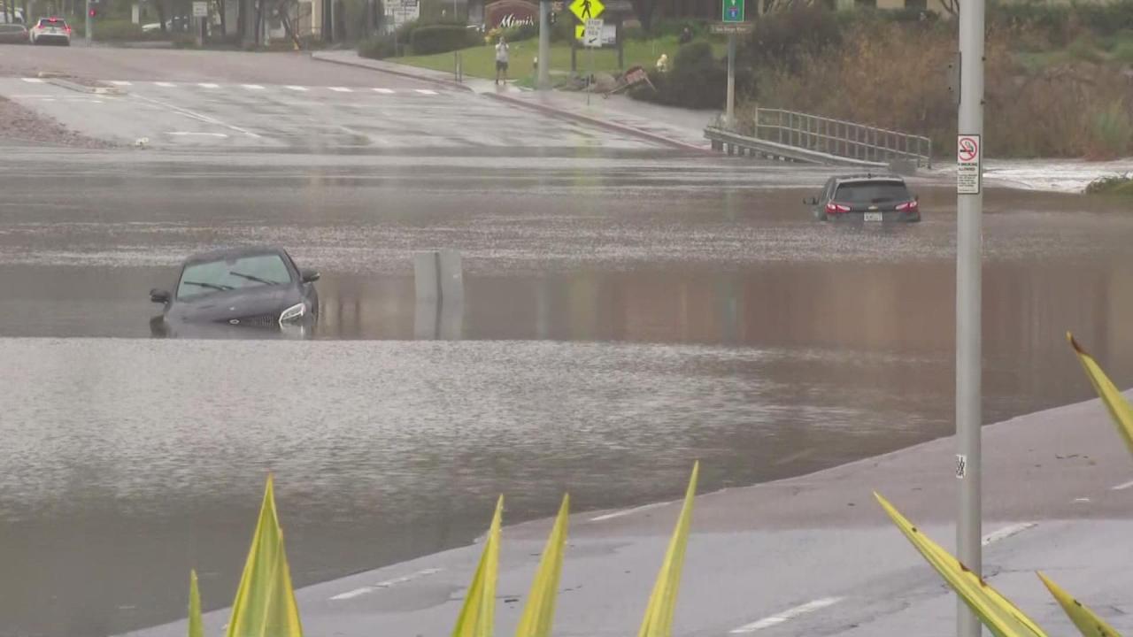 San diego storm flood