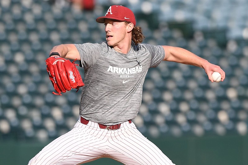 Arkansas pitcher hagen smith strikeouts orgeon state