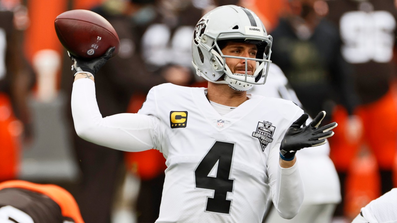 Raiders quarterback cousins brady mayfield carr