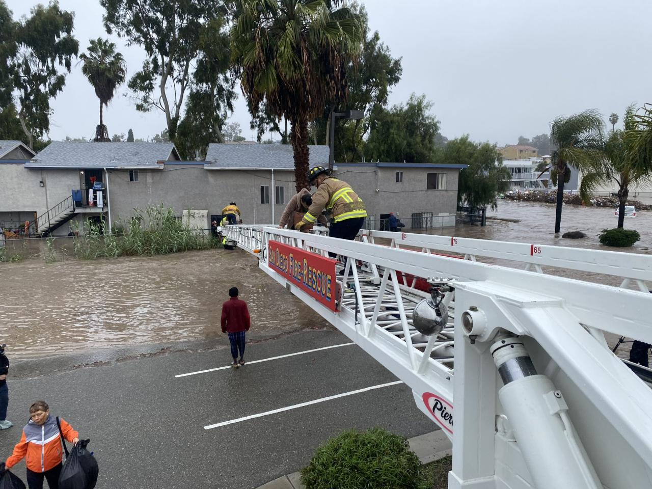 San diego storm flood