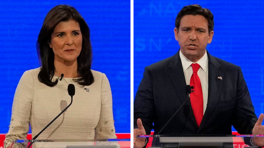 Desantis haley debate trump town hall