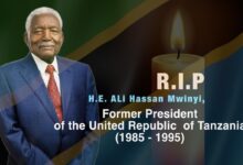 Ali hassan mwinyi dead