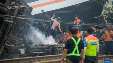 Indonesia train crash west java