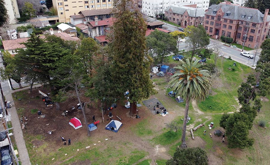 Park people berkeley peoples survey landscapes historic american perimeter canopy footpath trees into