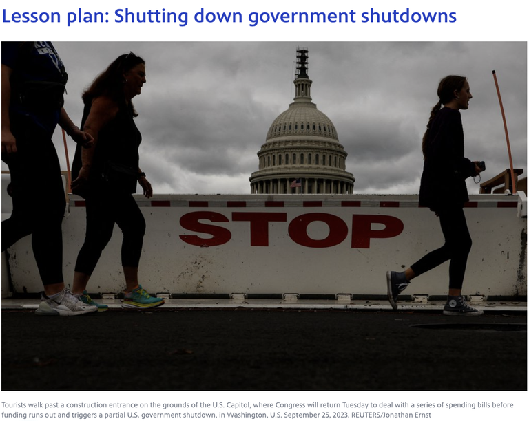 Independent shutdown government