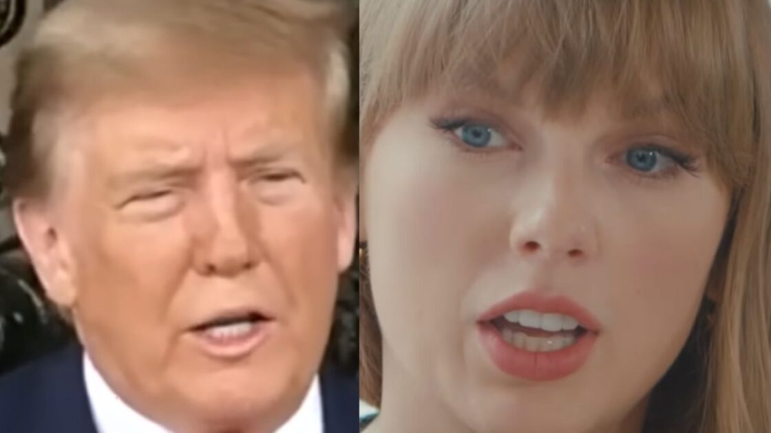 Biden trump campana taylor swift