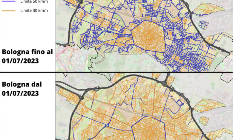 Italy bologna speed limit