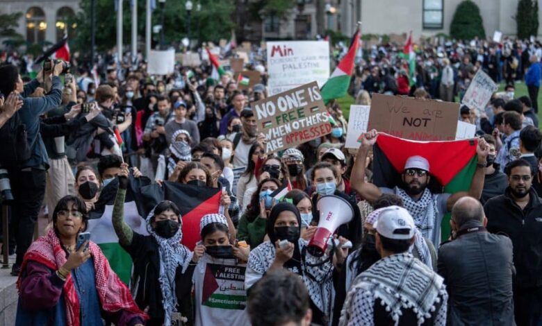 Palestinian protest columbia university