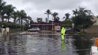 San diego storm flood