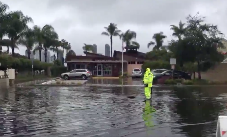 San diego storm flood