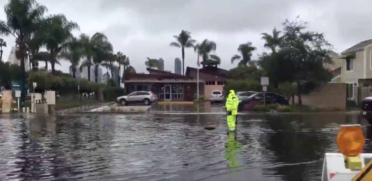 San diego storm flood