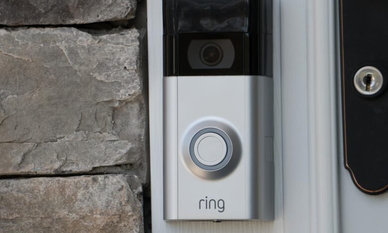 Amazon ring doorbell camera police