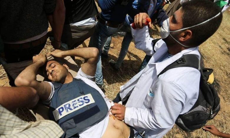 Gaza war palestinian journalists