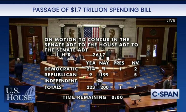 Congress spending bill shutdown